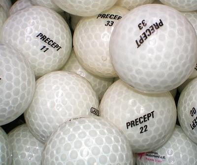 Bridgestone Precept Lady White Crystal Mix Used Golf Ball