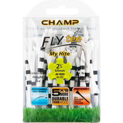Champ My Hite Tees 2 3/4" (30 Pack) White/Black