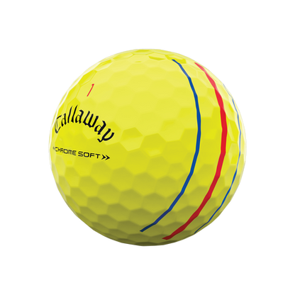 Callaway Chrome Soft Triple Track Yellow Golf Balls