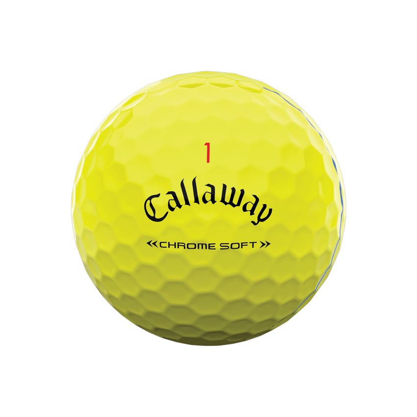 Callaway Chrome Soft Triple Track Yellow Used Golf Balls