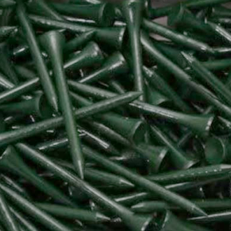 Dark Green Golf Tees