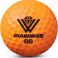 Diawings Orange Used Golf Balls