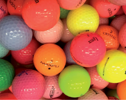 Color Mix Jar Balls Used Golf Balls
