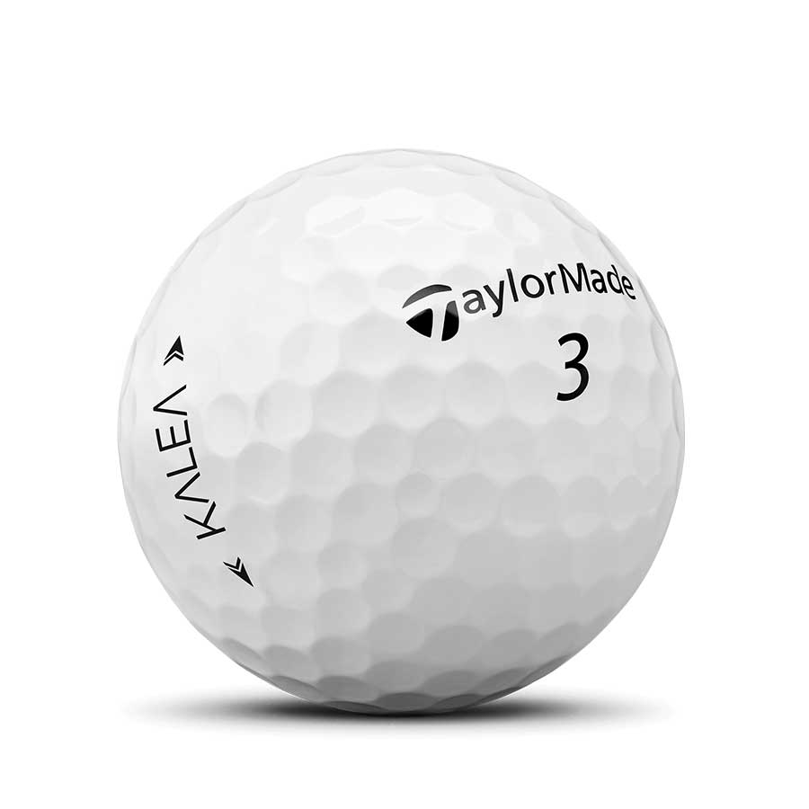 TaylorMade Kalea recycled and used golf balls.