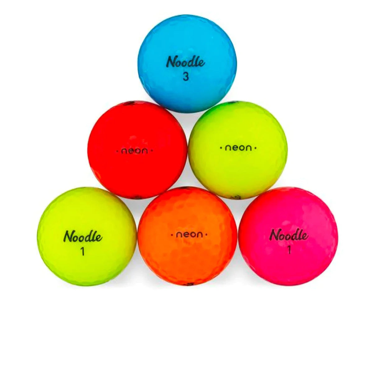 Maxfli Noodle Color Mix Used Golf Balls