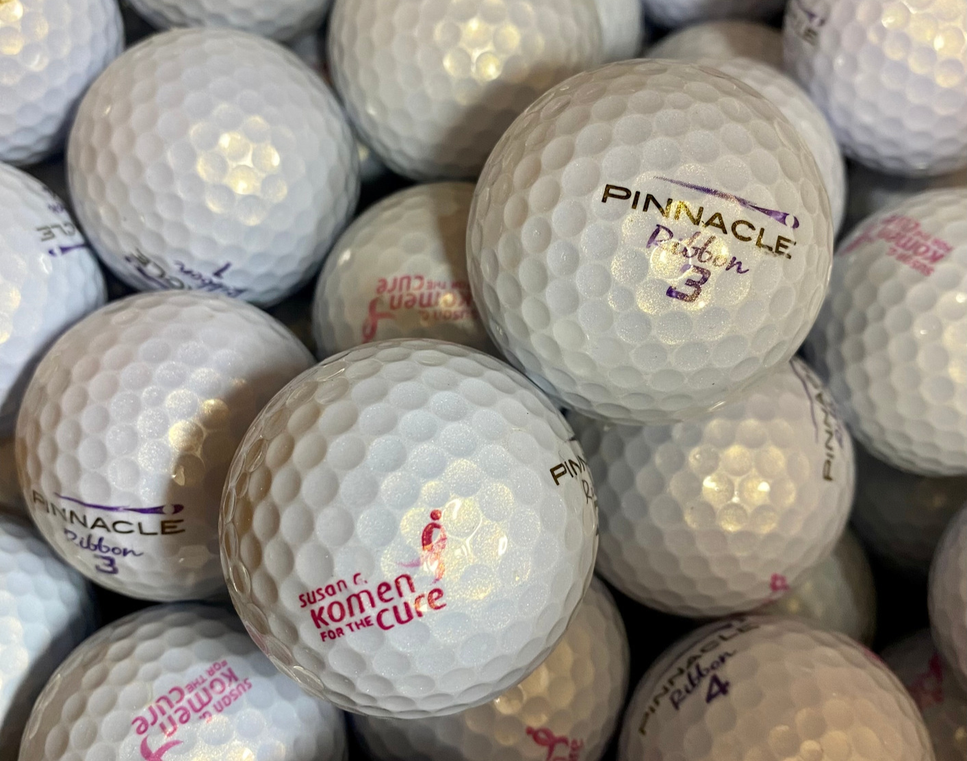 Pinnacle Lady Purple Ribbon Used Golf Balls | golfballs.net