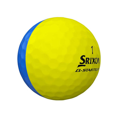 Srixon Q-Star Tour Divide Blue & Yellow (Per Dozen)