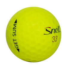 Snell Get Sum Yellow Used Golf Balls