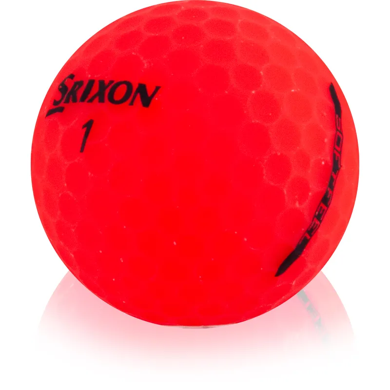 Srixon Softfeel Matte Red Used Golf Balls