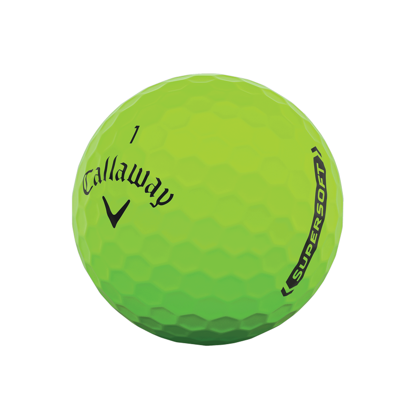 Callaway Supersoft matte Green golf balls