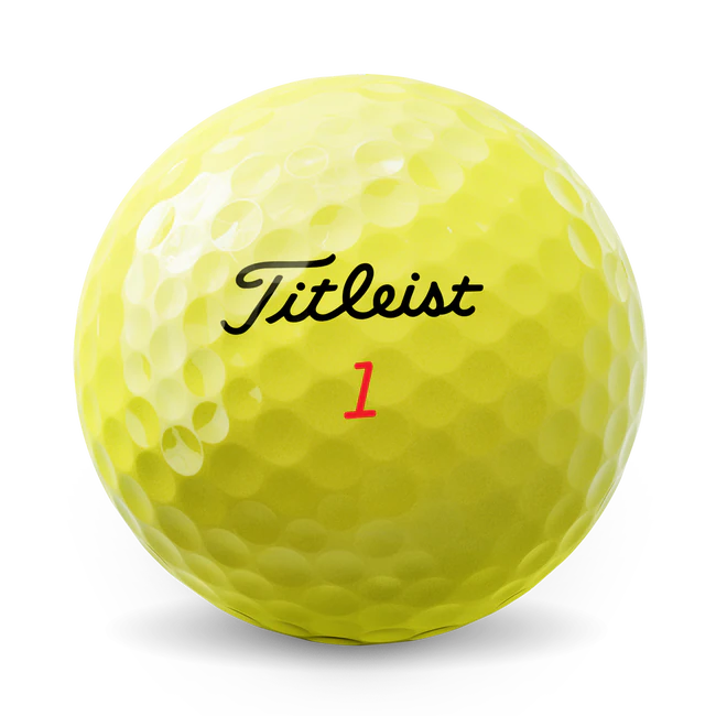 Titleist yellow preowned recycled and used golf balls