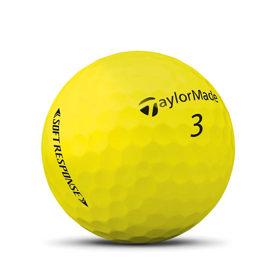 TaylorMade Soft Response Matte Yellow Used Golf Balls