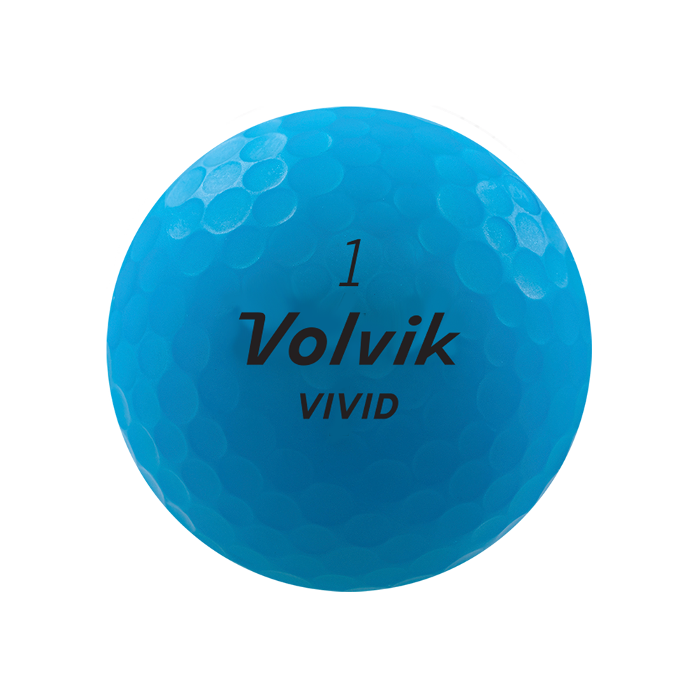 Volvik Vivid Matte Blue Used Golf Balls