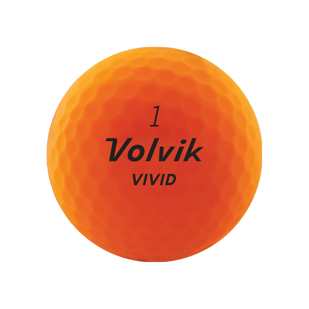 Volvik Vivid Matte Orange Used Golf Balls