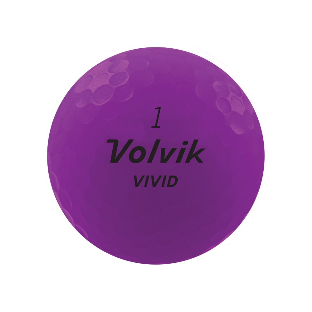 Volvik Vivid Matte Purple Used Golf Balls