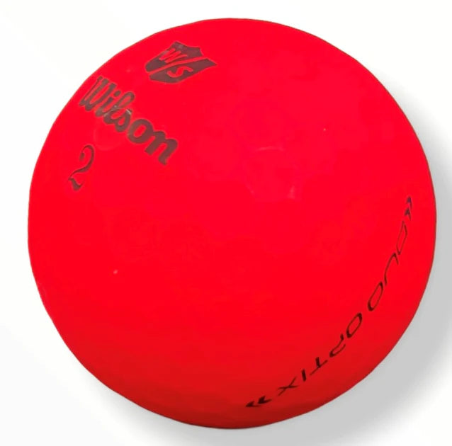 Wilson Staff Duo Optic Red Used Golf Balls