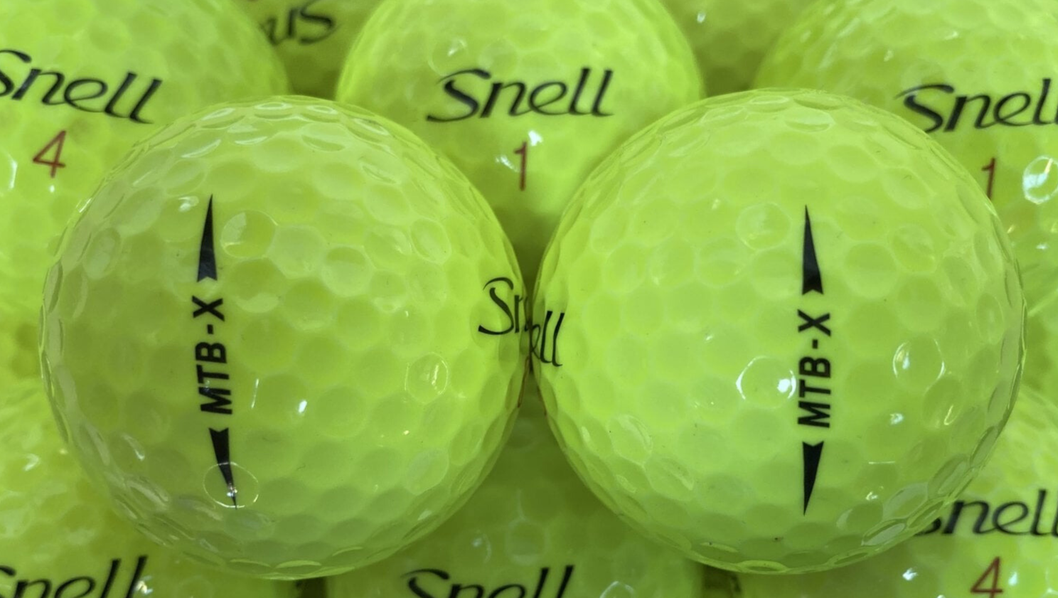 Snell MTB X Yellow Used Golf Balls