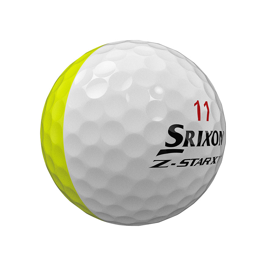 Srixon Z Star Divide Yellow and White Golf Balls