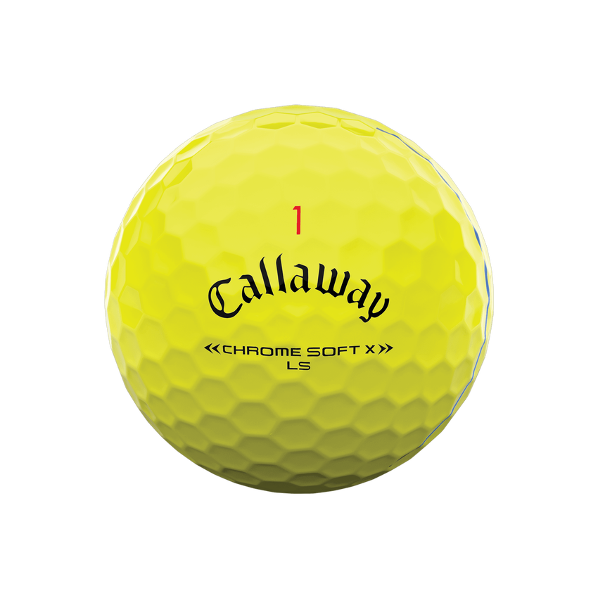Callaway Chrome Soft X LS Triple Track Yellow Used Golf Ball