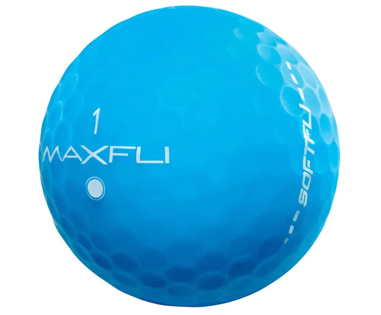 Maxfli Softfli Matte Blue Used Golf Balls - golfballs.net